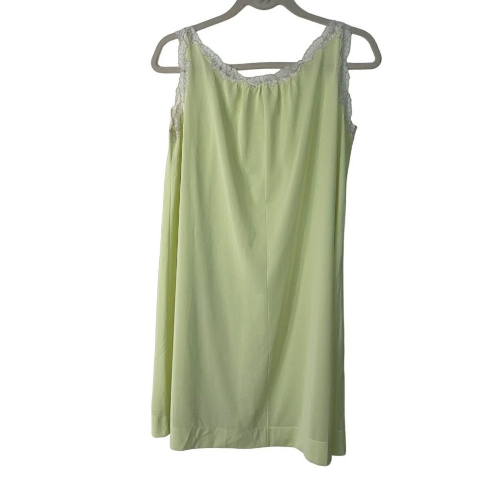 Gossard Artemis Vintage Womens Nightgown Size Small Green Baby Doll Nylon - Picture 12 of 12